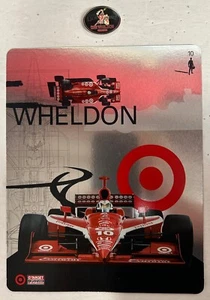 DAN WELDON TARGET HERO CARD WITH PIN - Picture 1 of 3