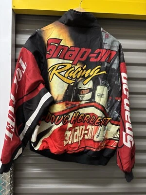 Snap-on Tools 90s Doug Herbert Top Fuel NASCAR AOP RARE WINDBREAKER XL Jacket - Image 1 of 4
