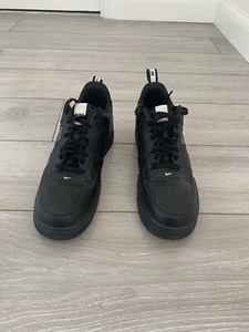 Nike Air Force 1 LV8 Utility Black/White-Black UK Size 11 - Picture 1 of 13