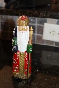 Santa Claus Cepruel Tiocay Russian (?) madera hecha a mano impresa - Imagen 1 de 8