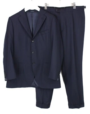 SUITSUPPLY La Spalla / Brescia Suit Men's UK 44 Wool Pinstriped Blue - Image 1 of 4