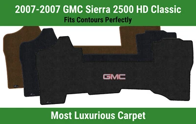 Lloyd Luxe Front Mat for '07 GMC Sierra 2500 HD Classic w/Silver/Red GMC 1 - Image 1 of 4