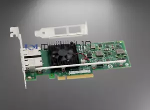 Scheda di rete Dell Intel X540-T2 10 GbE doppia porta rame RJ-45 3DFV8+K7H46 - Foto 1 di 4