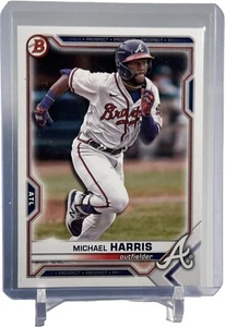 Michael Harris 2021 Bowman Draft Atlanta Braves Baseballkarte #BD-86 mit Top Load - Bild 1 von 6