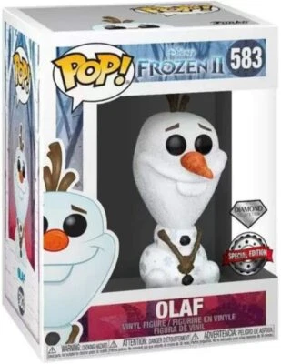 Funko POP! 583 Frozen II Olaf Diamond Figurina Collezione Disney Special Edition - Immagine 1 di 3