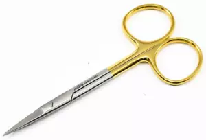 IRIS Scissors Straight TC 11.5 cm / 4.5'' Surgical Dental Medical Surgery Bandag - Picture 1 of 4