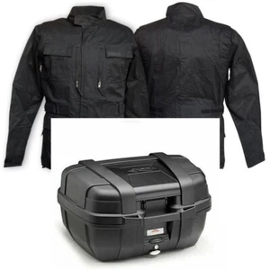 Kappa KGR52N Koffer Kofferraum Garda Monokey 52 Lt Schwarz + Taslan Jacke - Bild 1 von 10