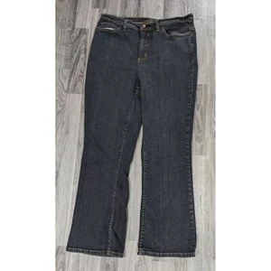Denim & Co Damen Größe 16 Zierliche Taschen Bootcut Denim Blau Jeans - Bild 1 von 11