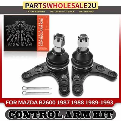 Set of 2 Front Lower Ball Joint for Mazda B2600 1987 1988 1989-1993 L4 2.6L 4WD - Image 1 of 4