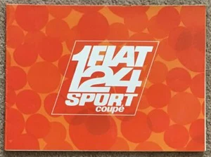 FIAT 124 SPORT COUPE Car Sales Brochure c1967-69 #2502 - Picture 1 of 4