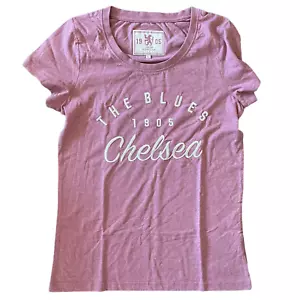 Chelsea Women's Football T-Shirt (Size 12UK) Source Lab Team Graphic Top - New - Picture 1 of 1