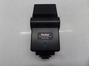 Vintage Vivitar 550FD Shoe Mount Flash Auto Thyristor - Picture 1 of 9