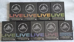 Rock and Roll Hall of Fame Live (DVD, 2009) Complete 9 Volume Set, Rare OOP - Imagen 1 de 14
