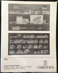 Christies Auktionskatalog Spielzeug 26-27.10.1995 Hornby Dinky Streichholzschachtel Solido - Bild 1 von 1