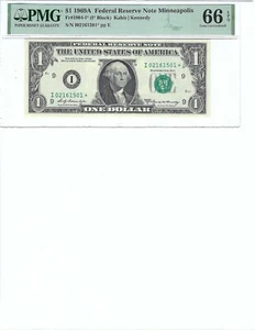 1969 $1 FRN FR1904-I* PMG 66 EPQ, Minneapolis * Note S/N I02161501*!!! - Picture 1 of 2