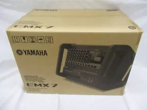 YAMAHA EMX7 EMS Series 1410 Watt Stereo Powered Mixer 12 Channel Black New - Picture 1 of 6