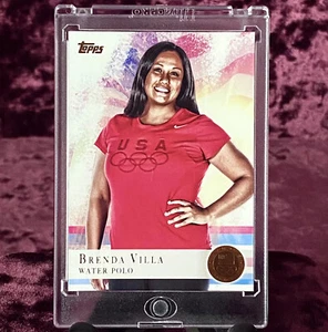 Brenda Villa '12 Topps Summer Olympics Bronze RC MINT Rare USA Water Polo Rookie - Bild 1 von 4