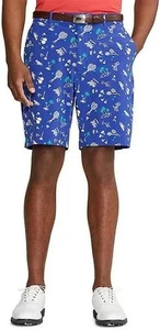 Polo Golf Ralph Lauren Men's Swim Shorts 38 Tennis & Golf Print & Polo Cres NWT - Picture 1 of 15