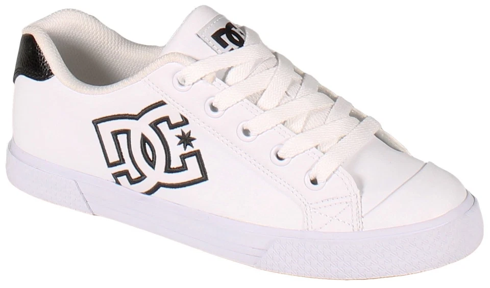 DC Women's Chelsea Shoe - White / Black - New - Image 1 of 1