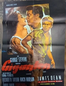 Movie Poster " Giants ", Folded, Good Condition, 1956 - Picture 1 of 4
