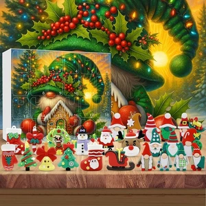 Christmas Advent Calendar 2025, 24 Days of Gnome Countdown Calendar  - Picture 1 of 7