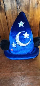 New Disney Store Official Sorcerer Mickey Light Up Hat WORKS - Picture 1 of 4