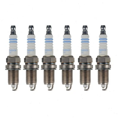 6 pc Bosch Nickel Copper Spark Plugs for 1993-1997 Mazda MX-6 2.5L V6 dn - Image 1 of 4