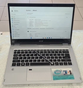 Acer Spin SP513-53N I5-1035G1 256GB 8GB 1.00GHz 1.19GHz Win 11 Home - Picture 1 of 2
