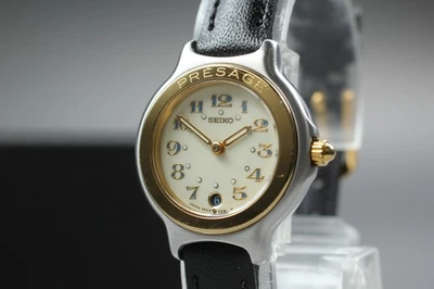 Vtg 1989 N MINT Seiko Presage 3E29-0110 Day Indicator Quartz Womens Watch JAPAN - Image 1 of 4