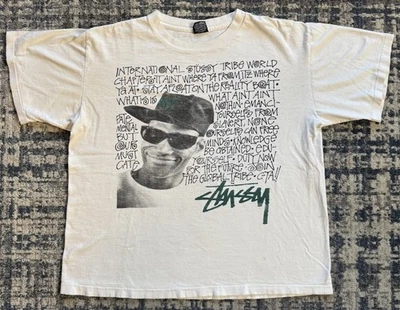 Camiseta De Colección Años 80 Stussy International Tribe Capítulo Mundial Mike Miller Talla XL Foto 1 de 4