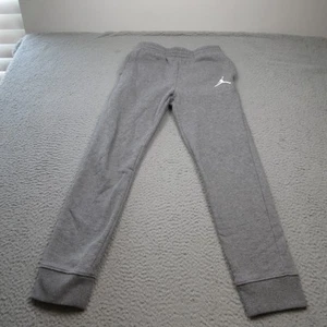 Nike Air Jordan Pants Boys XL Gray Sweatpants Gym Activewear Jumpman Basketball - Picture 1 of 10
