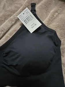 Motherhood Nursing Bra Size XL Black Wireless Lined Adjustable Straps Lingerie - Picture 1 of 6