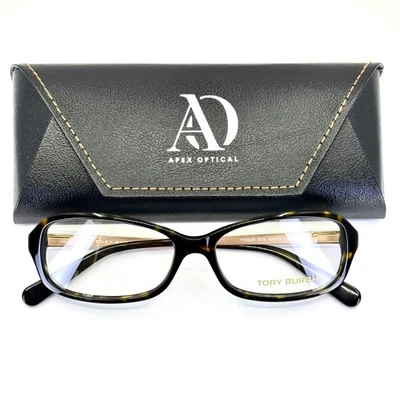 Anteojos de borde completo ovalados para mujer TORY BURCH TY2029 510 marrón dorado 53-15-135 B:32 Foto 1 de 4