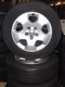 4St.Audi-So.Alu.Kompletträder 6,0x15 ET38  5x100 (L93) - Bild 1 von 2