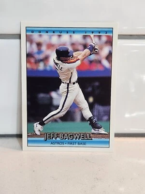 1992 Donruss Jeff Bagwell #358 Houston Astros Rookie Card RC HOF  - Image 1 of 2