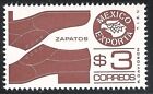pe123a Mexico Exporta papier miniature 7 Sc#1118 Mc#1783Aax Et#ex123a perf 14 brn-rouge