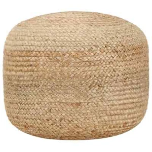 NNEVL Handmade Pouffe 45x30 cm Jute - Picture 1 of 3