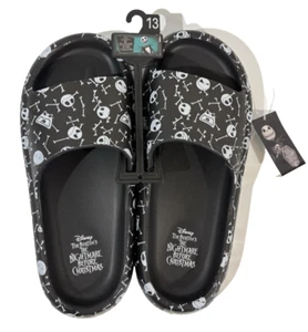 Nightmare Before Christmas Men's Size13 Slides Shoes Halloween NEW w/ Tag - Picture 1 of 4