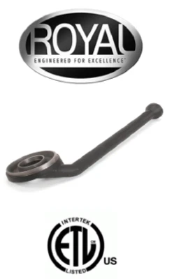 Royal Range 1712 Rear Venturi, Cast Iron, 18" - Image 1 of 4