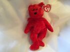  Ty Beanie Baby  Sizzle Red Bear  