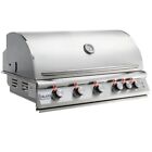 Blaze BBQ Grill Premium LTE 5-burner 40-inch Built-in Gas Grill w Lights NG