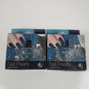 Pretty Woman Nail Polish Nail Pearls Aqua NC 103 Lot of 2 - Picture 1 of 3