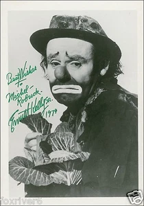 EMMETT KELLY Snr Signed Photograph - Film Actor Clown 'Weary Willie' - Preprint - Picture 1 of 1