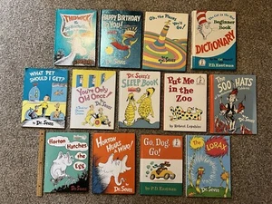 Dr. Seuss Menge 13 große übergroße Hardcover-Bücher Lorax Thidwick - Bild 1 von 6