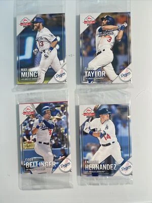 2019 Topps National Baseball Card Day DODGERS Bellinger, Muncy, Taylor, - Image 1 of 4