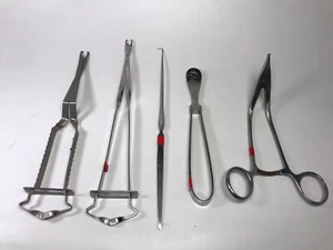 Lot of 5 Codman stainless Instruments - Picture 1 of 4