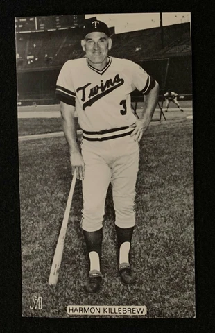 Harmon KIllebrew J. D. McCarthy Vintage Postcard Minnesota Twins 1960s Great Sha Cover