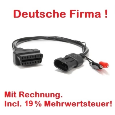 3 Pin Adapter Stecker Anschluss für Fiat Alfa Romeo Lancia OBD OBD2 - Bild 1 von 4