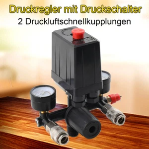 240V 12bar Luftkompressor Druckschalter Steuerventil Strömungsverteiler Pumpe - Bild 1 von 12