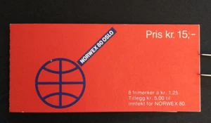 BroadviewStamps Norway Booklet #733i  ' NORWEX '80 Philatelic Exhibition ' - Picture 1 of 2